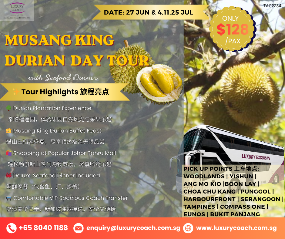 MUSANG KING DURIAN DAY TOUR