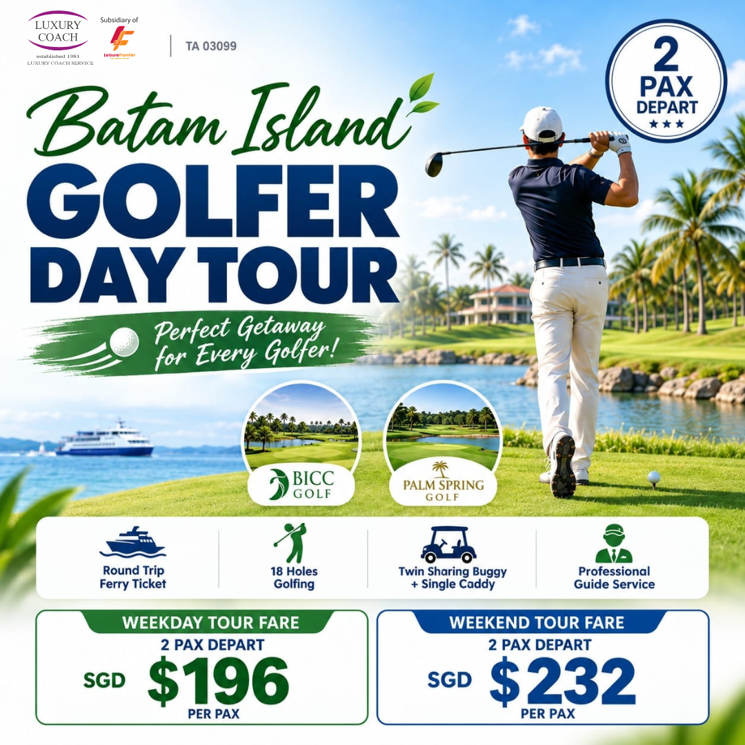 Batam Island Golfer Day Tour